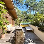 03281-lacanau Ocean - Charmante Maison Sous Les Pins Avec Piscine Privee Mae-7331 Villa Lacanau
